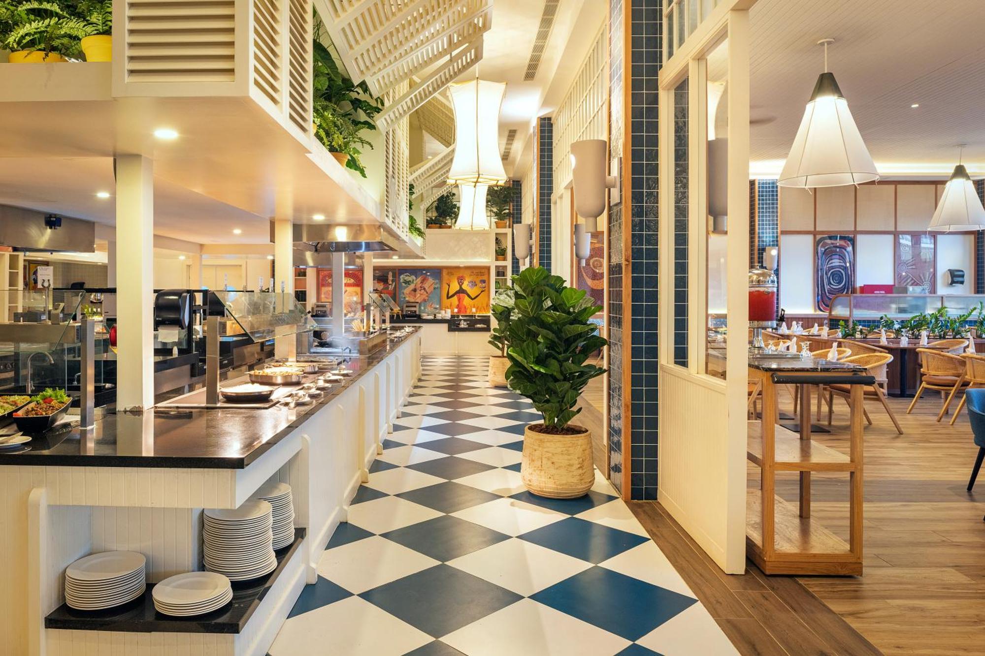 Готель Ocean Eden Bay (Adults Only) Spring Rises Екстер'єр фото The restaurant